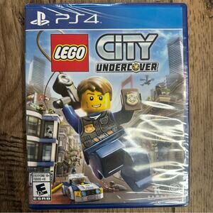 NEW! LEGO City Undercover PS4 Game, Playstation, Plastic Wrap, Gift, Rated E